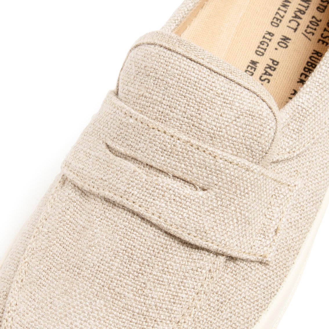 PRAS / プラス] PENNY SLIP-ON LINEN ペニー スリッポン リネン UP02-022 - HARTLEY