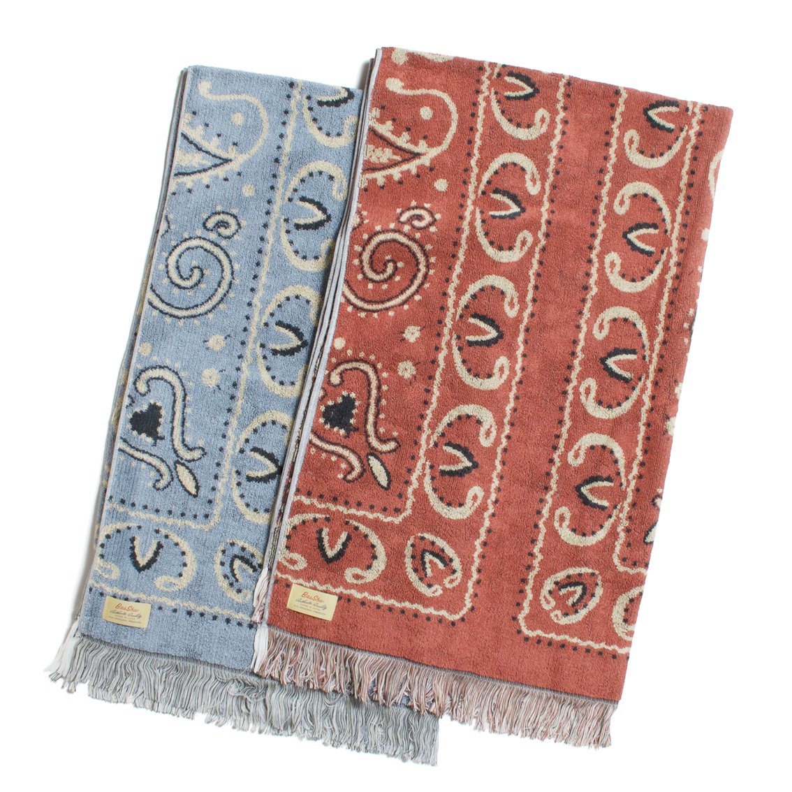 [BasShu / バッシュ] Cotton Pile Blanket Bandana パイル