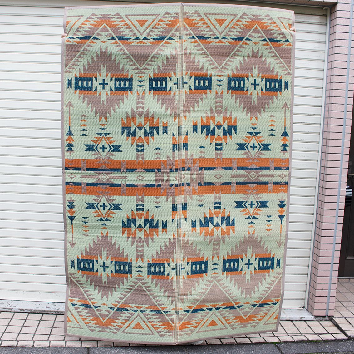 BasShu / バッシュ] IGUSA RUG い草ラグ 140×200 ネイティブパターン