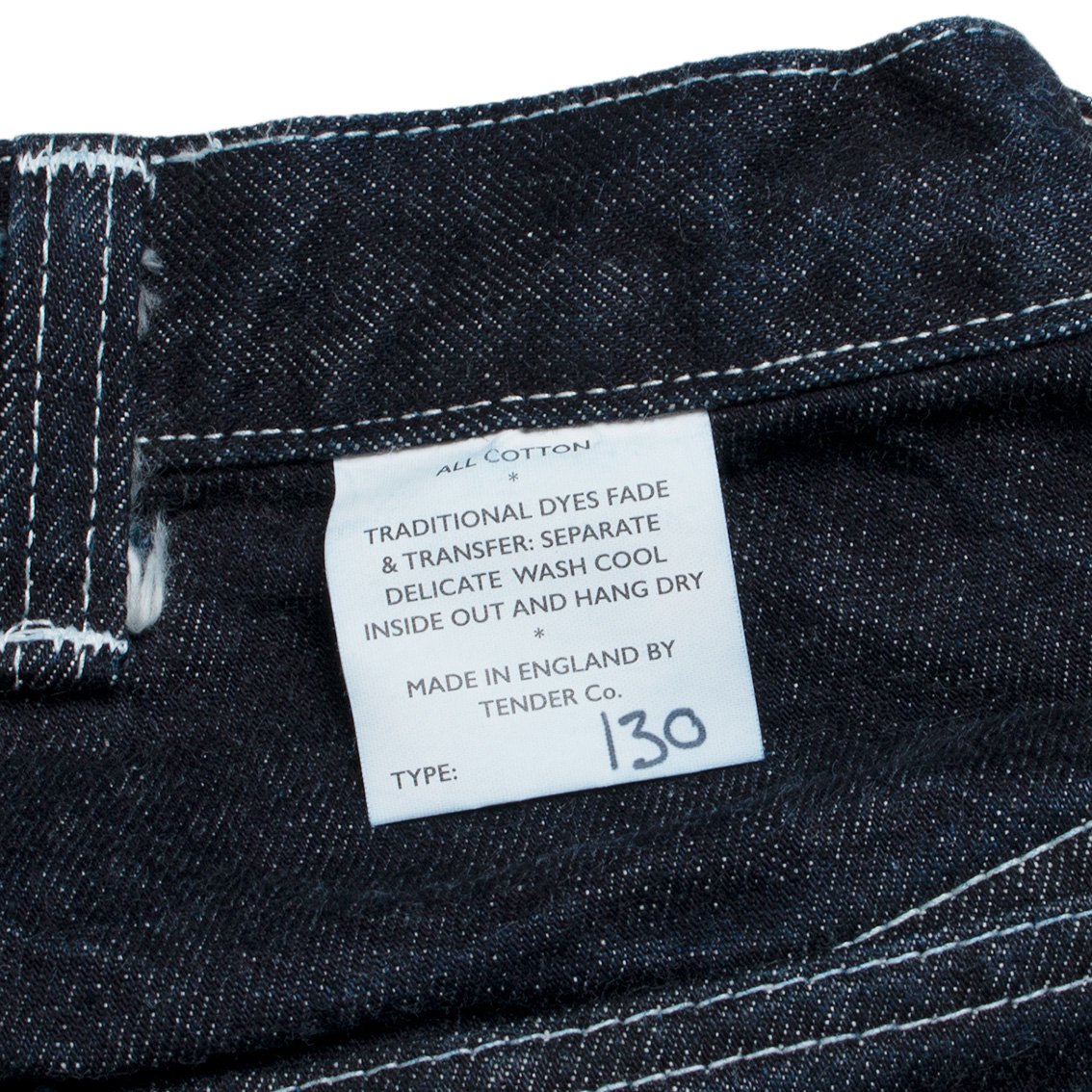 TENDER Co. / テンダー] TYPE 130 RINCE TAPERED JEANS テーパード