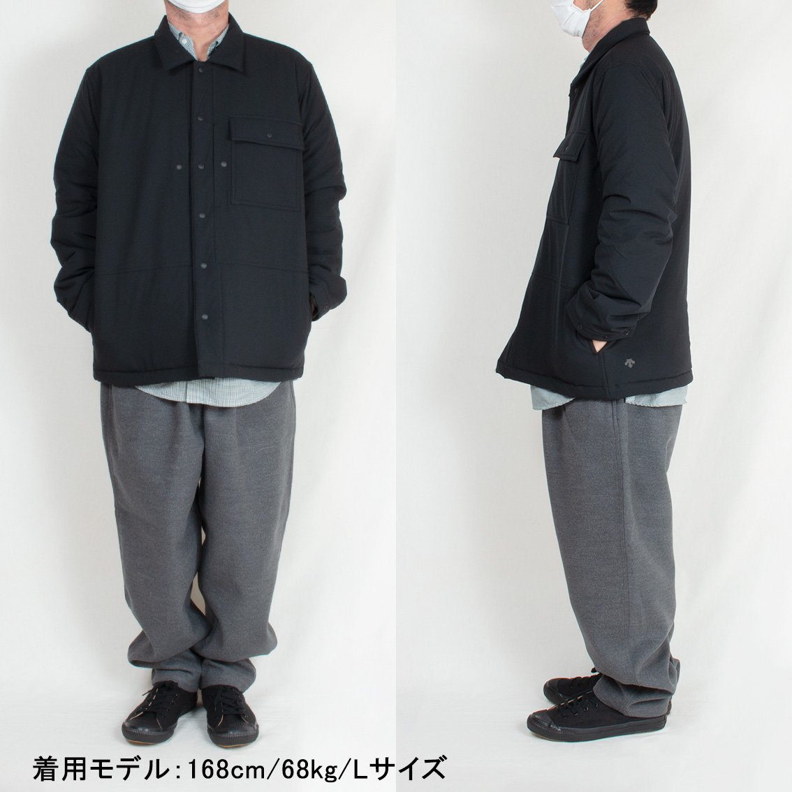 DESCENTE ddd / デサントディーディーディー] PUFF SHIRT パフシャツ シャツジャケット - HARTLEY