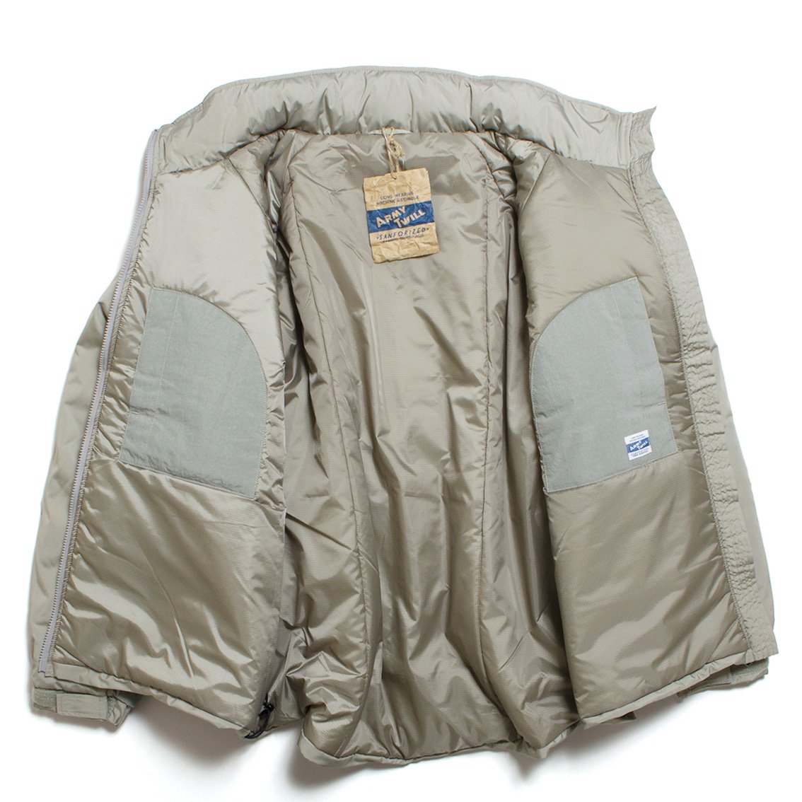 ARMY TWILL アーミーツイル POLYESTER WEATHER PADDING JACKET