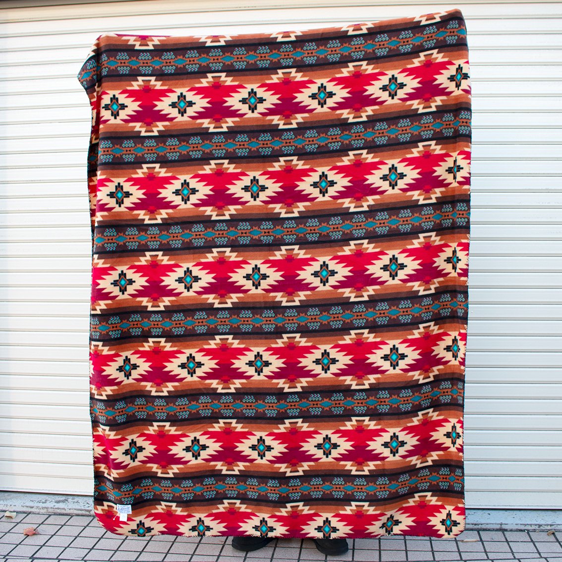 Rockmount Ranch Wear / ロックマウント] Fleece Western Blanket 1061 フリース ブランケット  180×145 アメリカ製 - HARTLEY