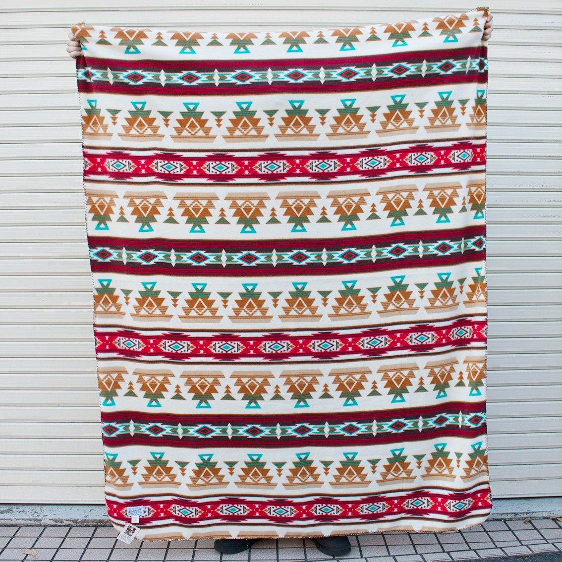 Rockmount Ranch Wear / ロックマウント] Fleece Western Blanket 1077 フリース ブランケット 180×145  アメリカ製 - HARTLEY