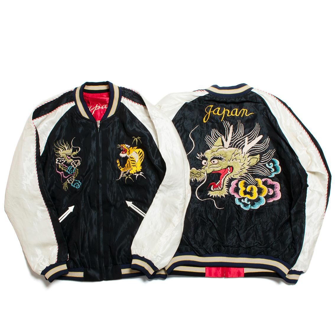 [TAILOR TOYO / テーラー東洋] Late 1940s - Early 1950s Souvenir Jacket スカジャン  DRAGON HEAD × JAPAN MAP - HARTLEY