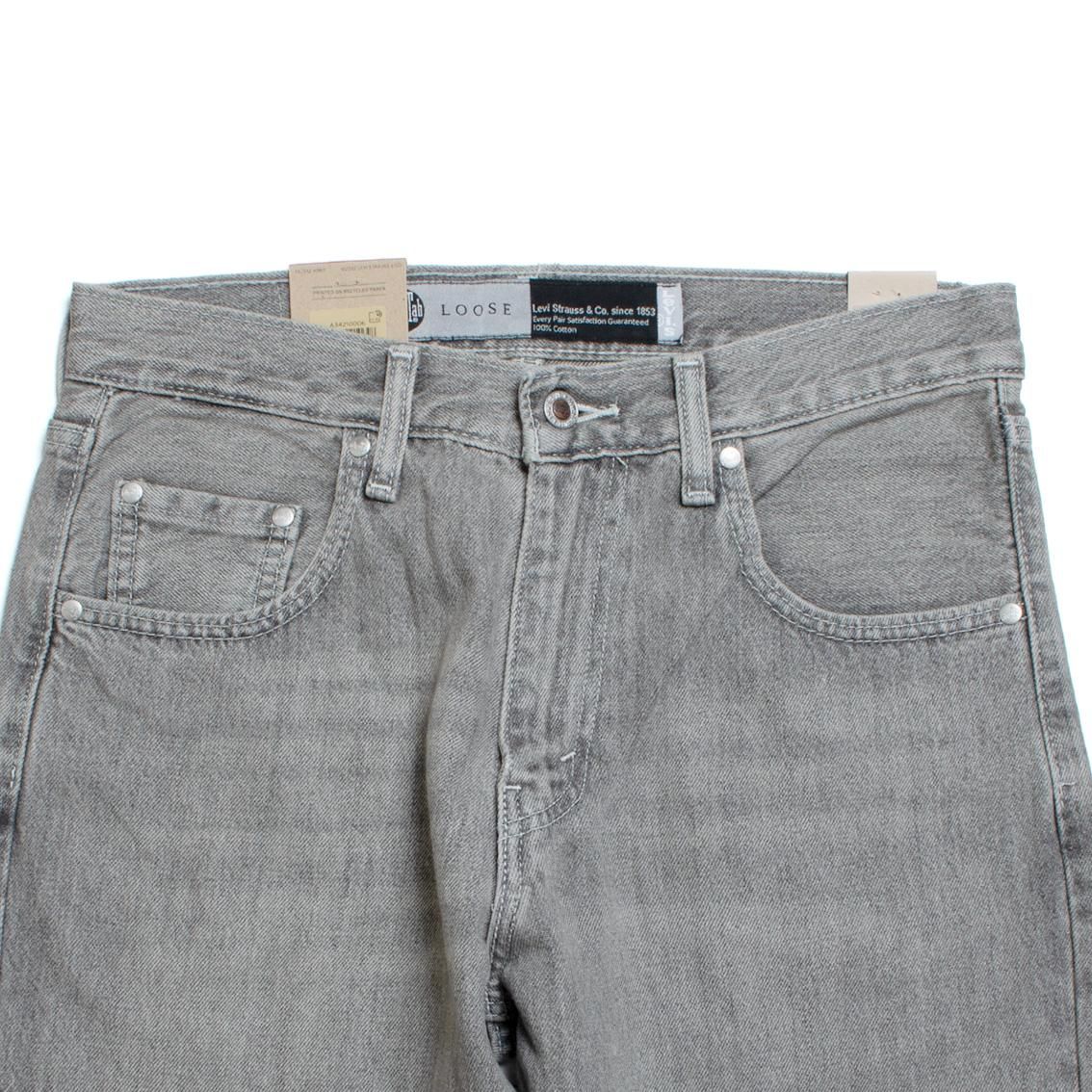 [LEVI'S SILVERTAB / リーバイス シルバータブ] LOOSE FIT STONEWASH デニムパンツ ルーズフィット グレー -  HARTLEY