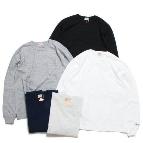 [WHITESVILLE / ホワイツビル] <br>LONG SLEEVE POCKET T-SHIRT ロングスリーブ ポケット Tシャツ WV68849 日本製