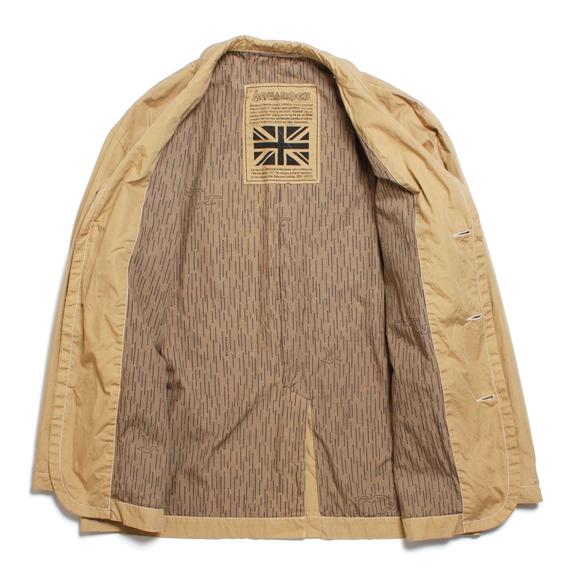 Aquarock / アクアロック] Cotton Cambric Jacket コットンキャンブリック ジャケット AQ001 日本製 -  HARTLEY