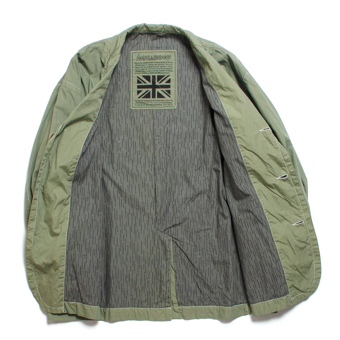 Aquarock / アクアロック] Cotton Cambric Jacket コットンキャン 