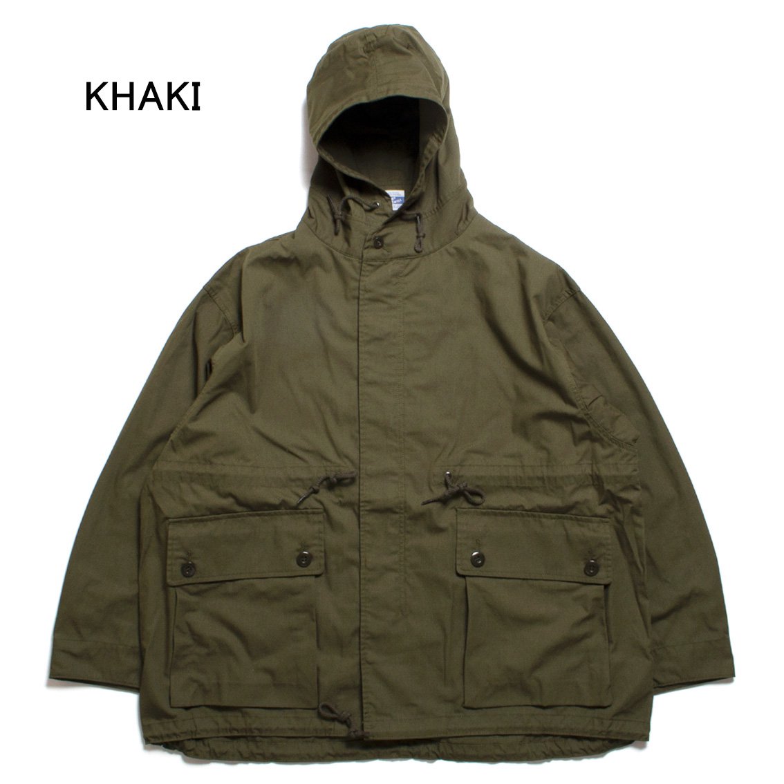 ARMY TWILL / アーミーツイル] COTTON/POLYESTER PLAIN HOODED COAT 
