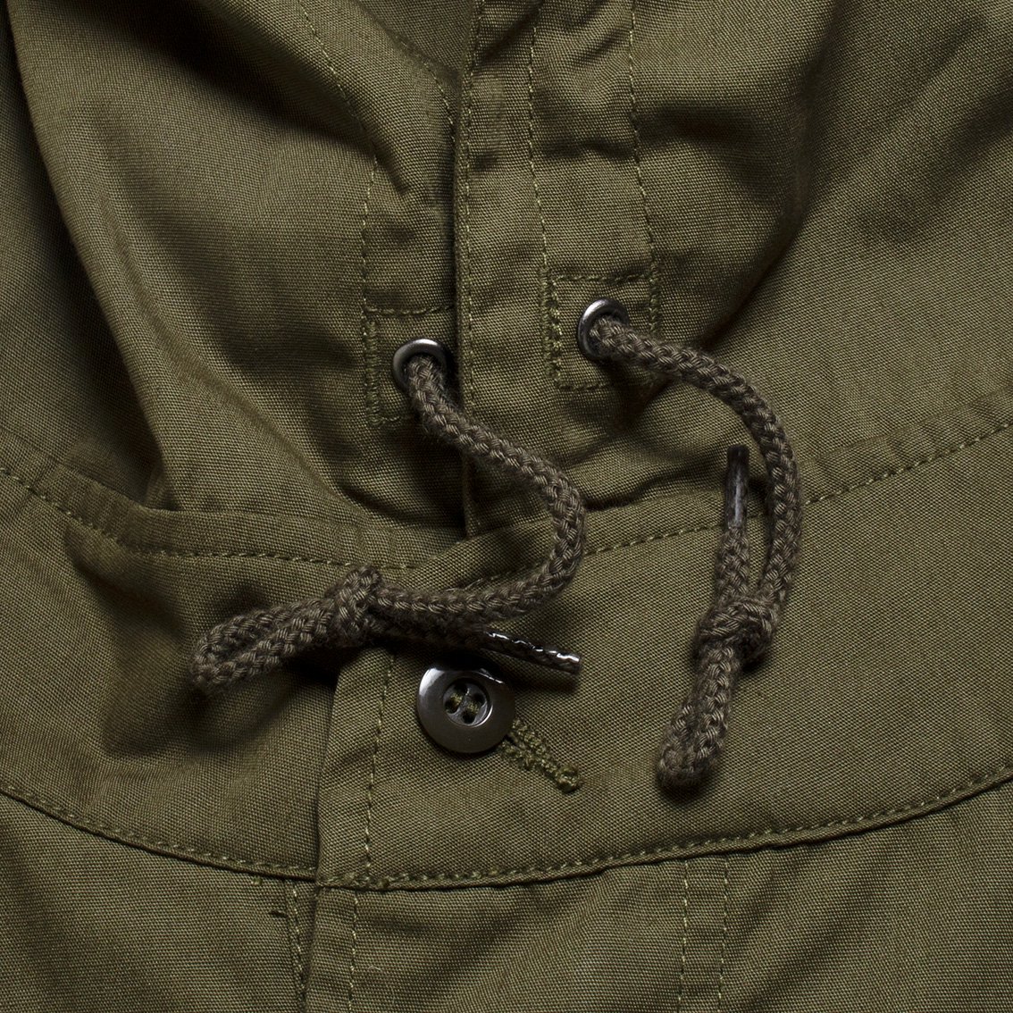 ARMY TWILL / アーミーツイル] COTTON/POLYESTER PLAIN HOODED COAT