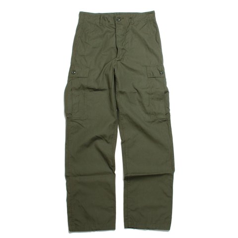 BUZZ RICKSON'S バズリクソンズ TROUSERS, MEN'S, COTTON WIND RESISTANT POPLIN, OLIVE GREEN, ARMY SHADE 107