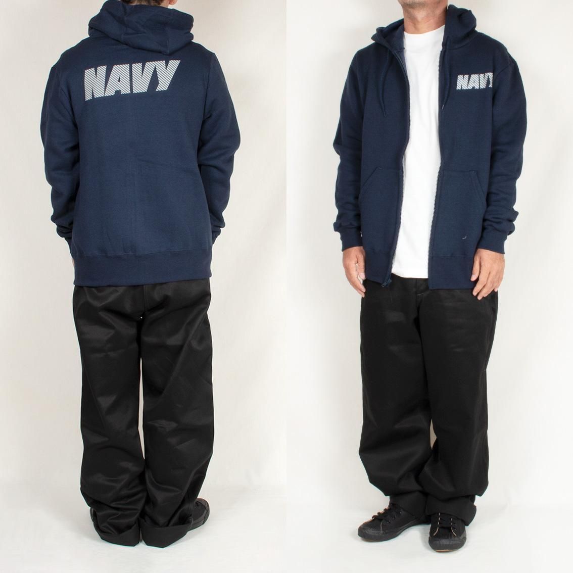 SOFFE / ソフィー] OFFICIAL U.S.NAVY UNIFORM PT スウェット ジップ