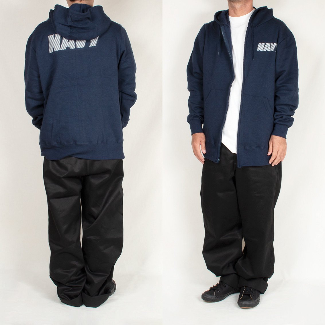 SOFFE / ソフィー] OFFICIAL U.S.NAVY UNIFORM PT スウェット ジップ