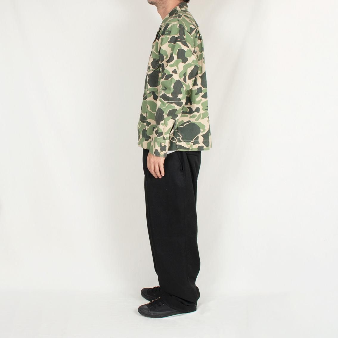 walls カモフラ　パッチワークシャツジャケット一点物リメイク パッチワークTシャツ / Col：MELANGE 杢グレー BOB JAPAN