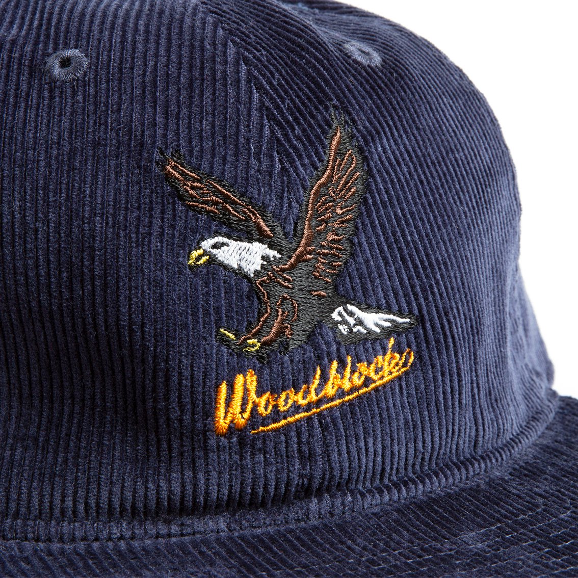 WOODBLOCK / ウッドブロック] EMBROIDERY EAGLE CORDUROY CAP イーグル