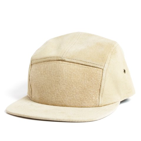 [Emstate by Winner Caps / エムステイトバイウィナーキャップ] <br>Suede Leather 5 Panel Camp Cap スエード キャンプキャップ アメリカ製