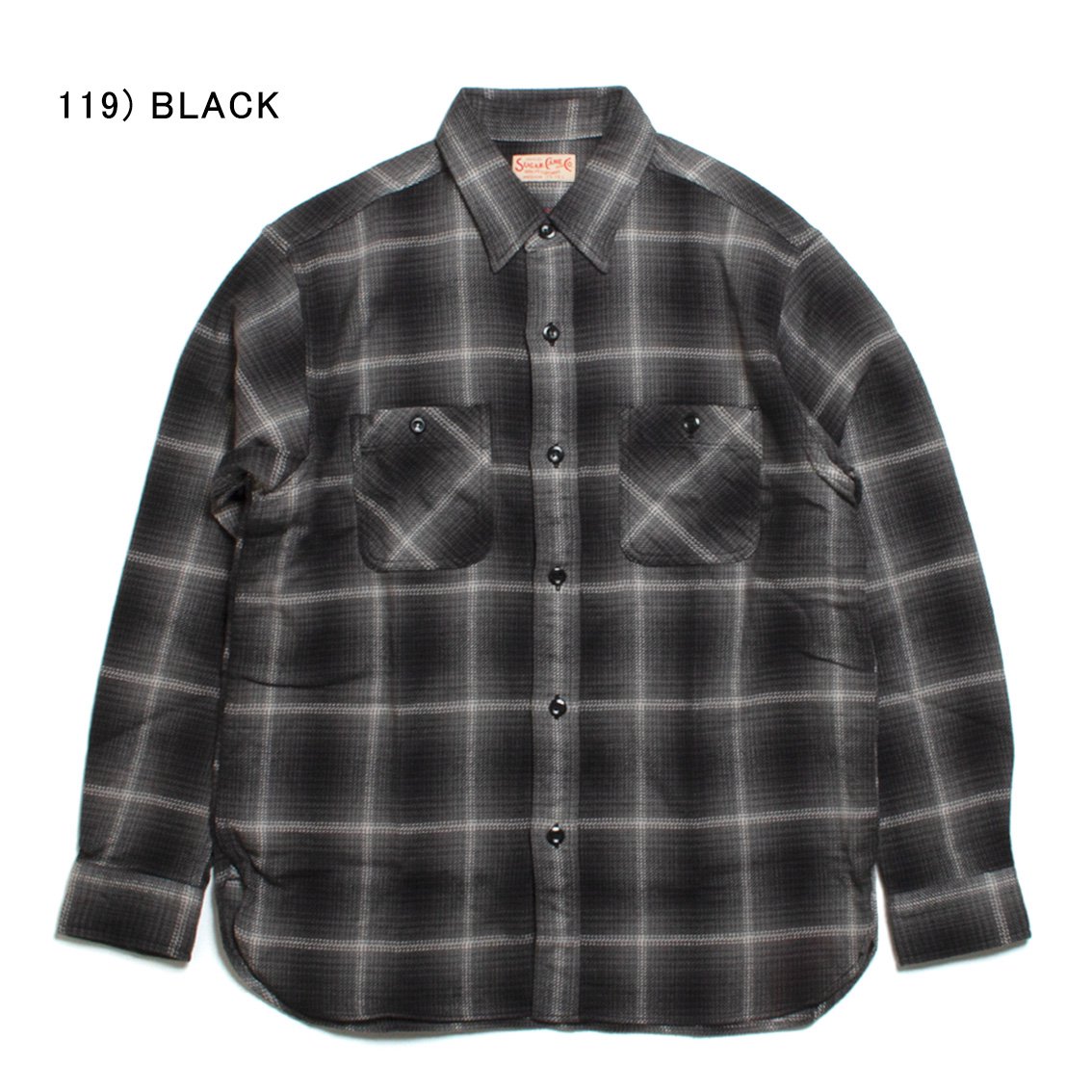 SUGAR CANE / シュガーケーン] TWILL CHECK WORK SHIRT オンブレ