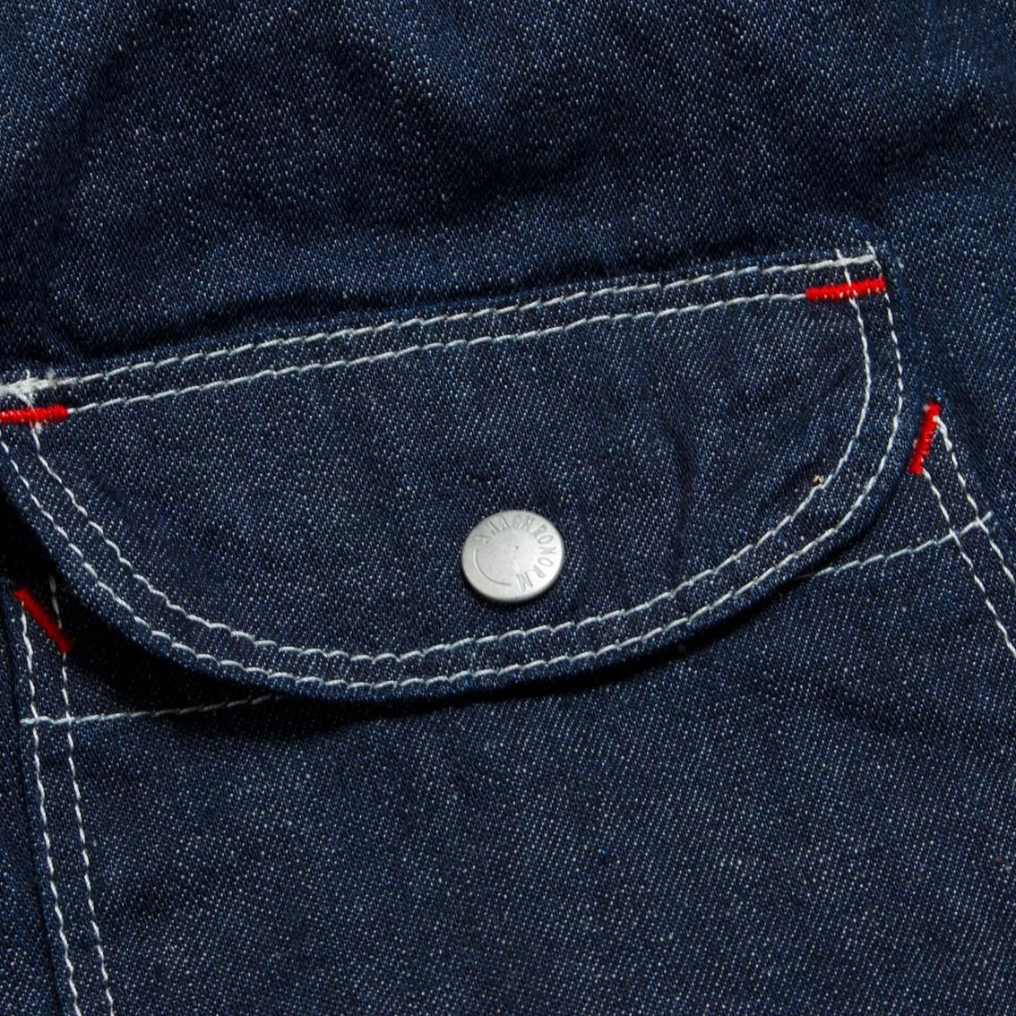 最終価格】anachronorm ダメージ加工カバーオール ANACHRONORM DAMAGED LIGHToz BM DENIM COVERALL |