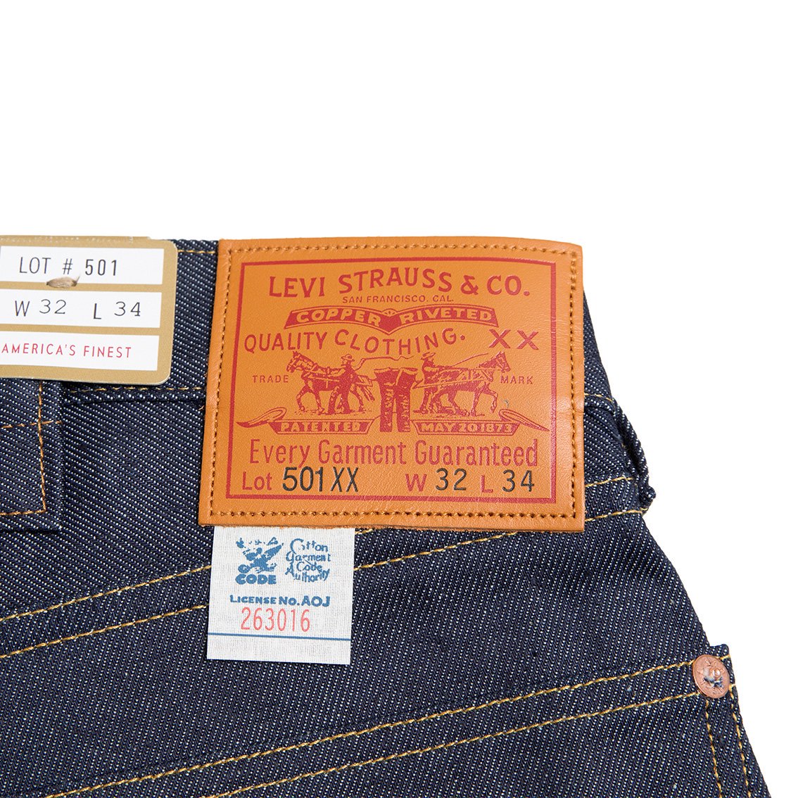 LEVI'S VINTAGE CLOTHING / リーバイス ビンテージ クロージング | 1933年モデル 501XX ジーンズ RIGID  33501-0049 - HARTLEY