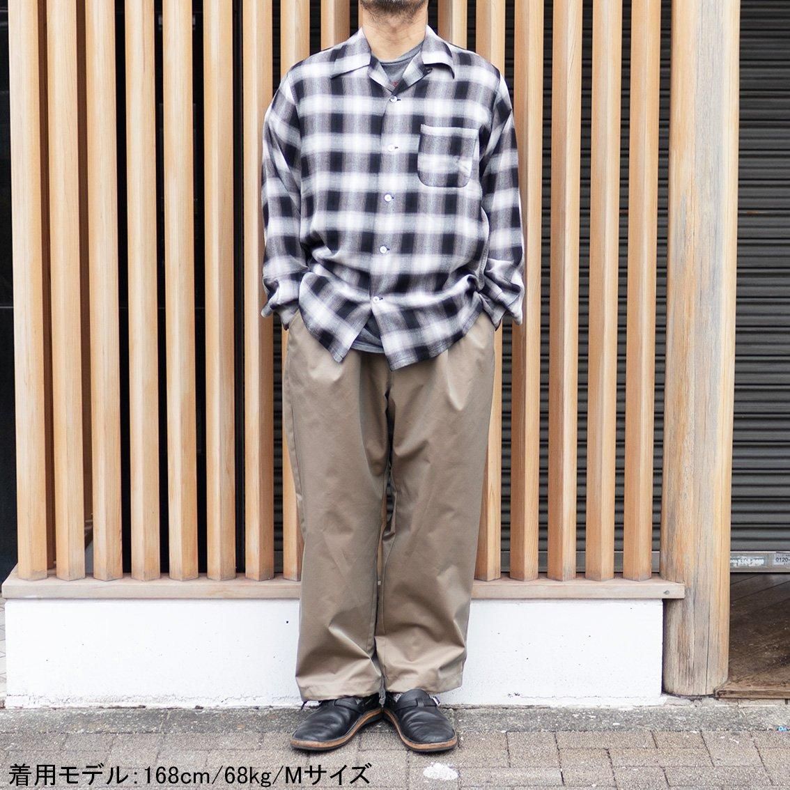 SUGAR CANE / シュガーケーン]RAYON OMBRE CHECK OPEN SHIRT