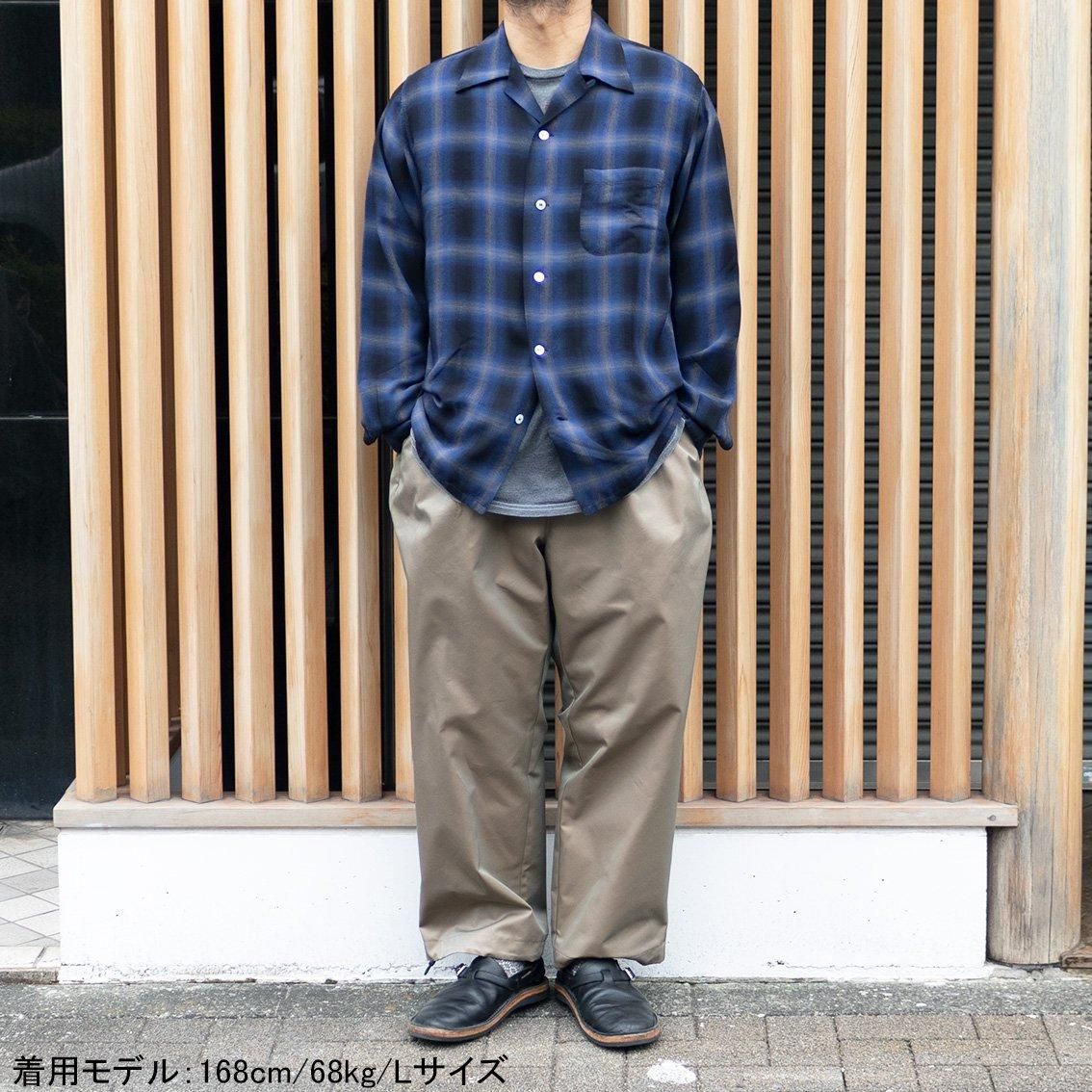 SUGAR CANE / シュガーケーン]RAYON OMBRE CHECK OPEN SHIRT