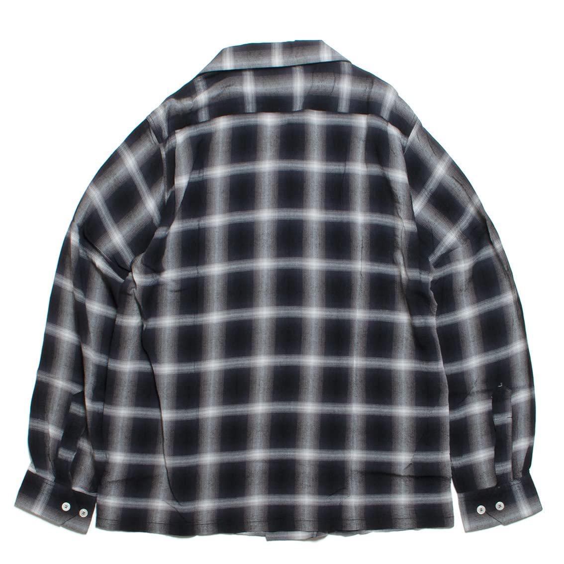 SUGAR CANE シュガーケーン RAYON OMBRE CHECK OPEN SHIRT | レーヨン オンブレチェック オープンシャツ  SC29120 - HARTLEY