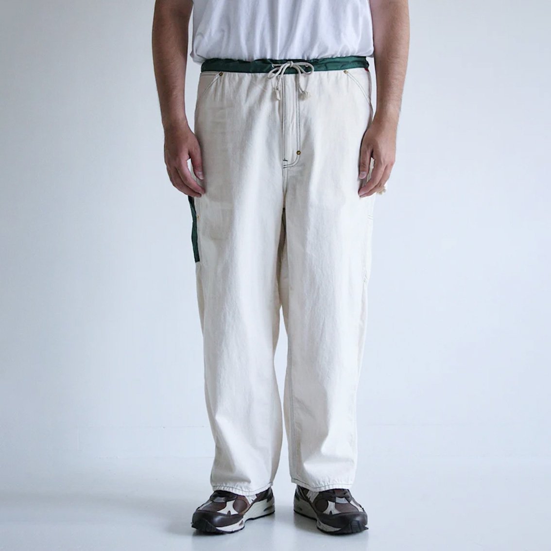 ANACHRONORM / アナクロノーム] OFF WHITE PAINTER EASY PANTS キナリ 