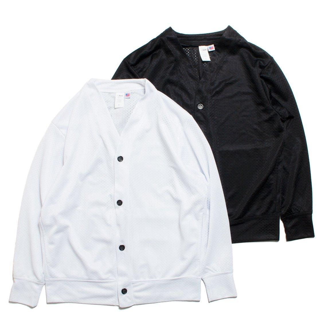 LA Blanks / エルエーブランクス] 2LAYER MESH CARDIGAN メッシュ