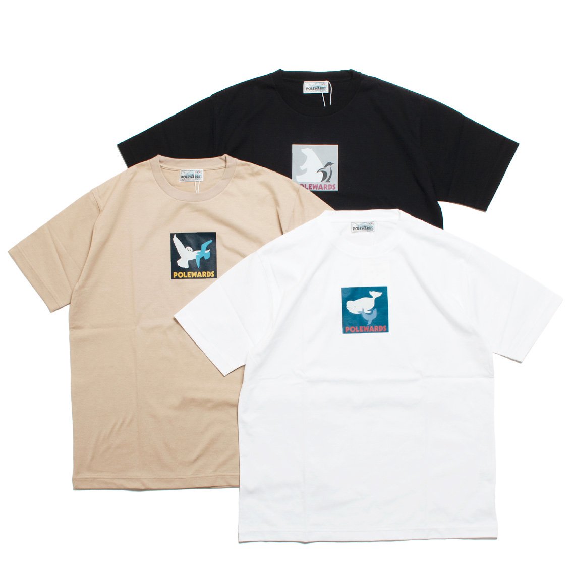 [POLEWARDS / ポールワーズ] 6810 T-Shirt プリントTシャツ 日本製