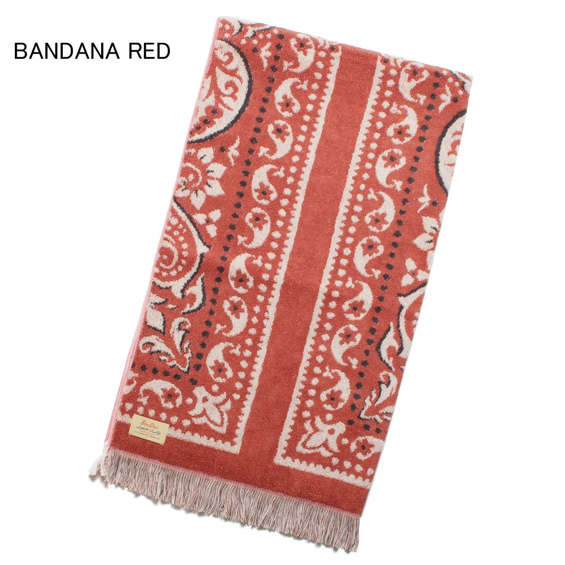 BasShu / バッシュ]COTTON PILE BLANKET BANDANA コットンパイル ブランケット 70×130 日本製 Mサイズ -  HARTLEY