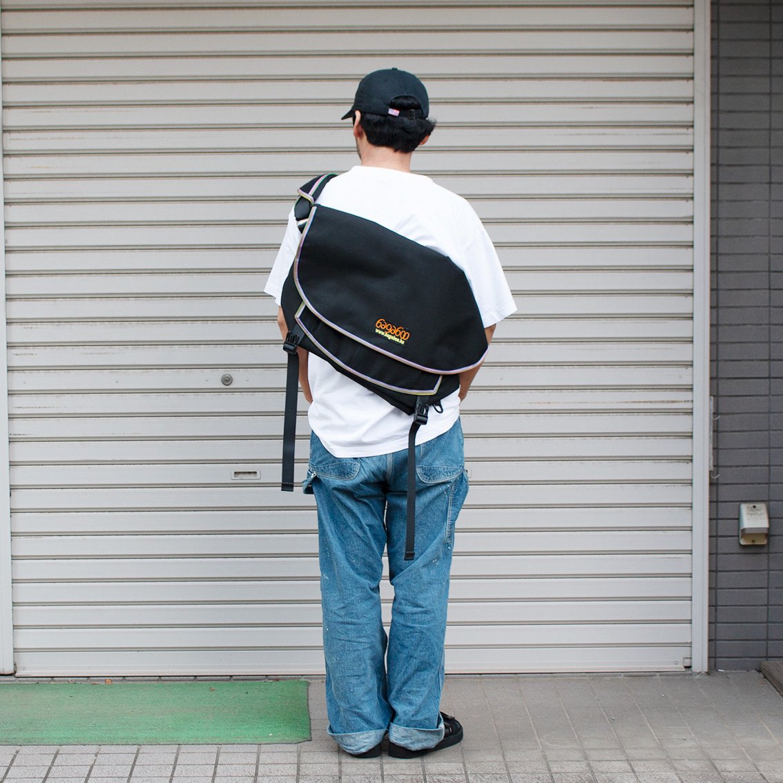 BAGABOO / バガブー] Standard Messenger Bag スタンダード メッセンジャーバッグ M ブラック/マルチトリム -  HARTLEY