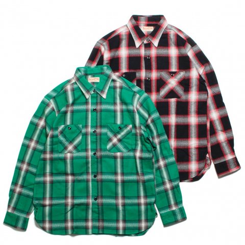 [SUGAR CANE / 奬]<br>TWILL CHECK WORK SHIRT ĥå ͥ  SC29360