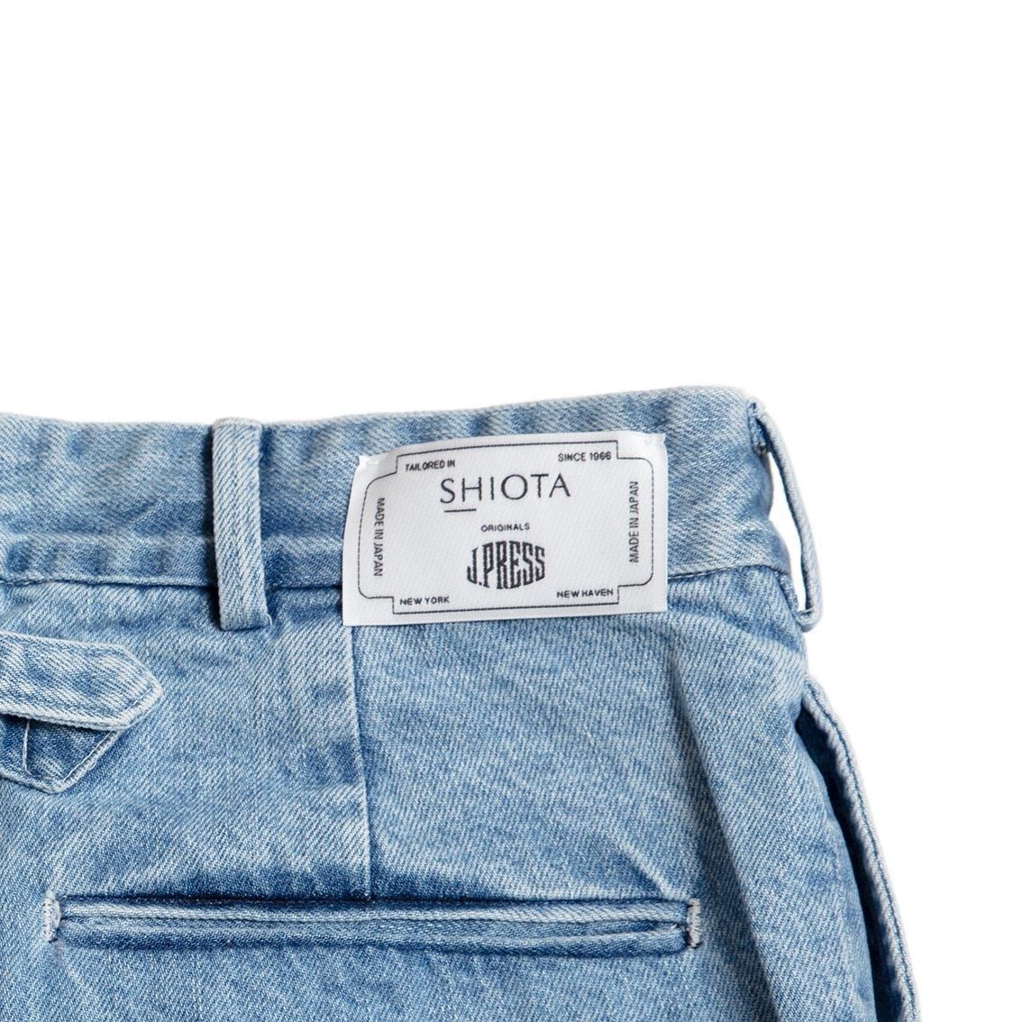 J.PRESS ORIGINALS / ジェイプレス]× SHIOTA DENIM PIPED STEM