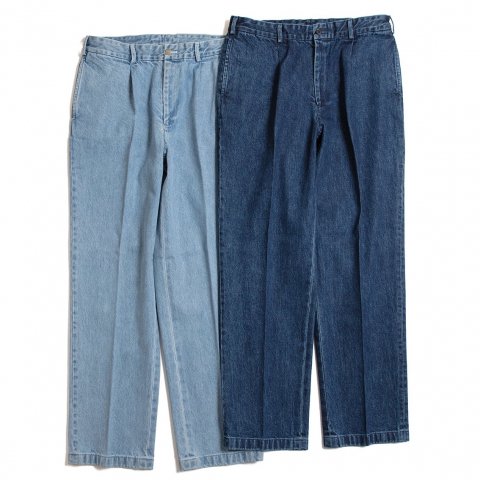 [J.PRESS ORIGINALS / ץ쥹]<br> SHIOTA DENIM PIPED STEM 1TUCK  ѥץɥƥ ǥ˥ѥ 