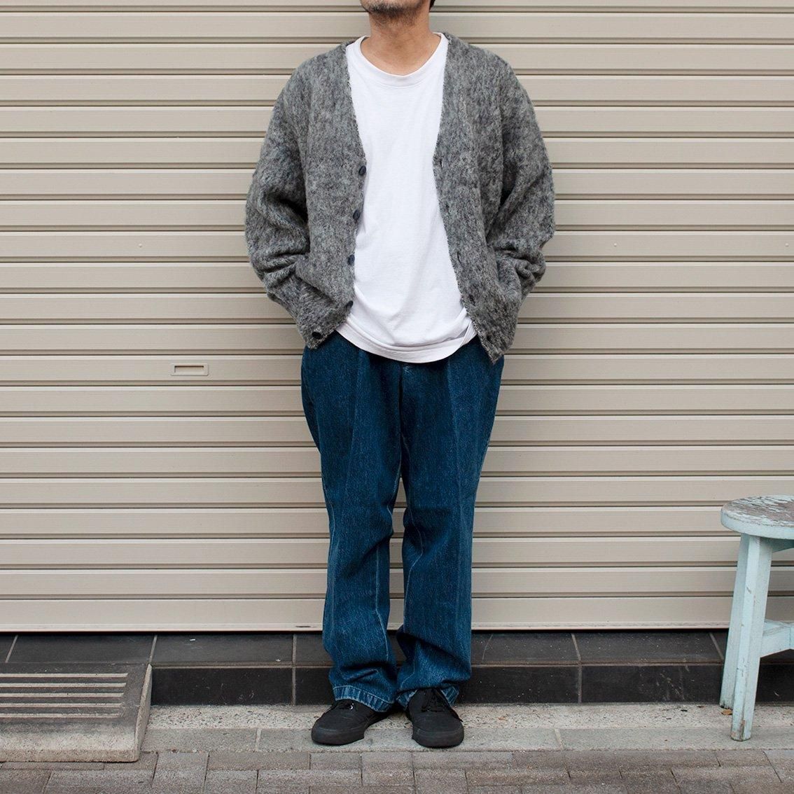 J.PRESS ORIGINALS / ジェイプレス]× YONETOMI SHETLAND WOOL SHAGGY SADLE CARDIGAN  ヨネトミ シャギードッグ カーディガン - HARTLEY
