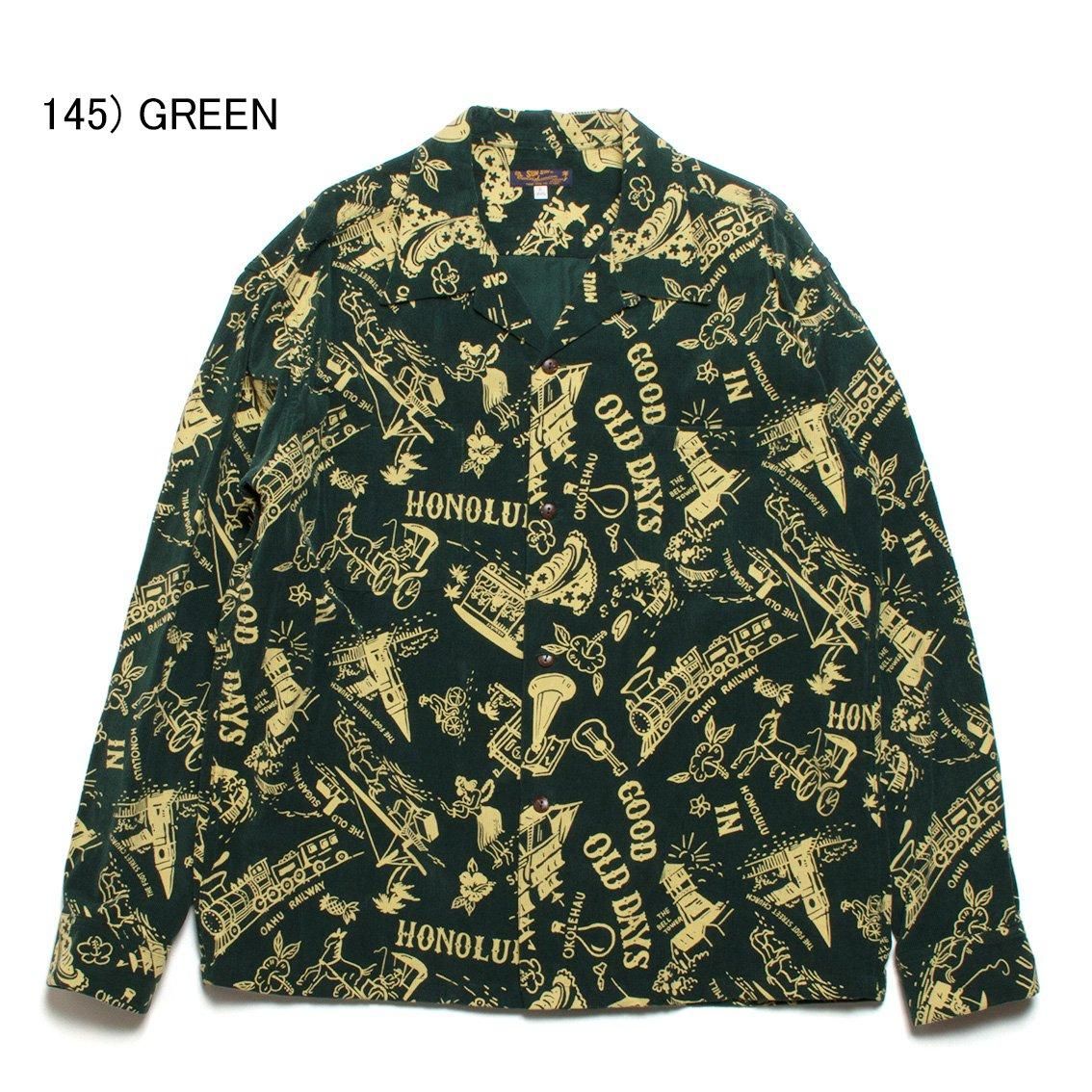 SUN SURF / サンサーフ]CORDUROY L/S OPEN SHIRT “GOOD OLD DAYS