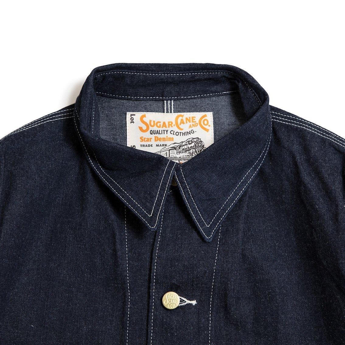 SUGAR CANE / シュガーケーン] 11oz. BLUE DENIM WORK COAT ブルー