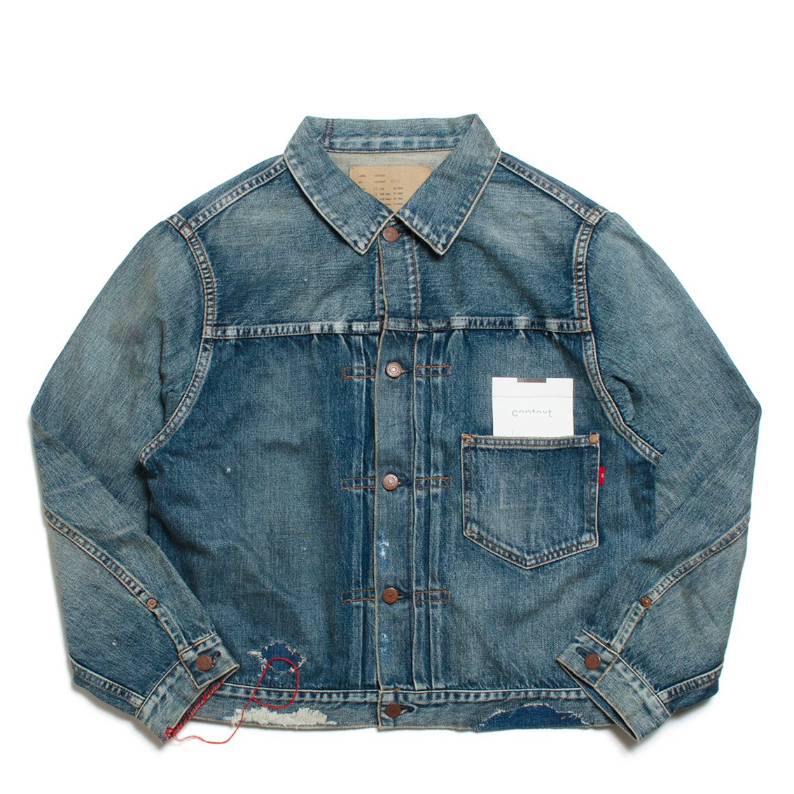 [ANACHRONORM / アナクロノーム]FRONT TUCK DENIM JACKET デニムジャケット CONTEXT-005  (REMAKE) - HARTLEY