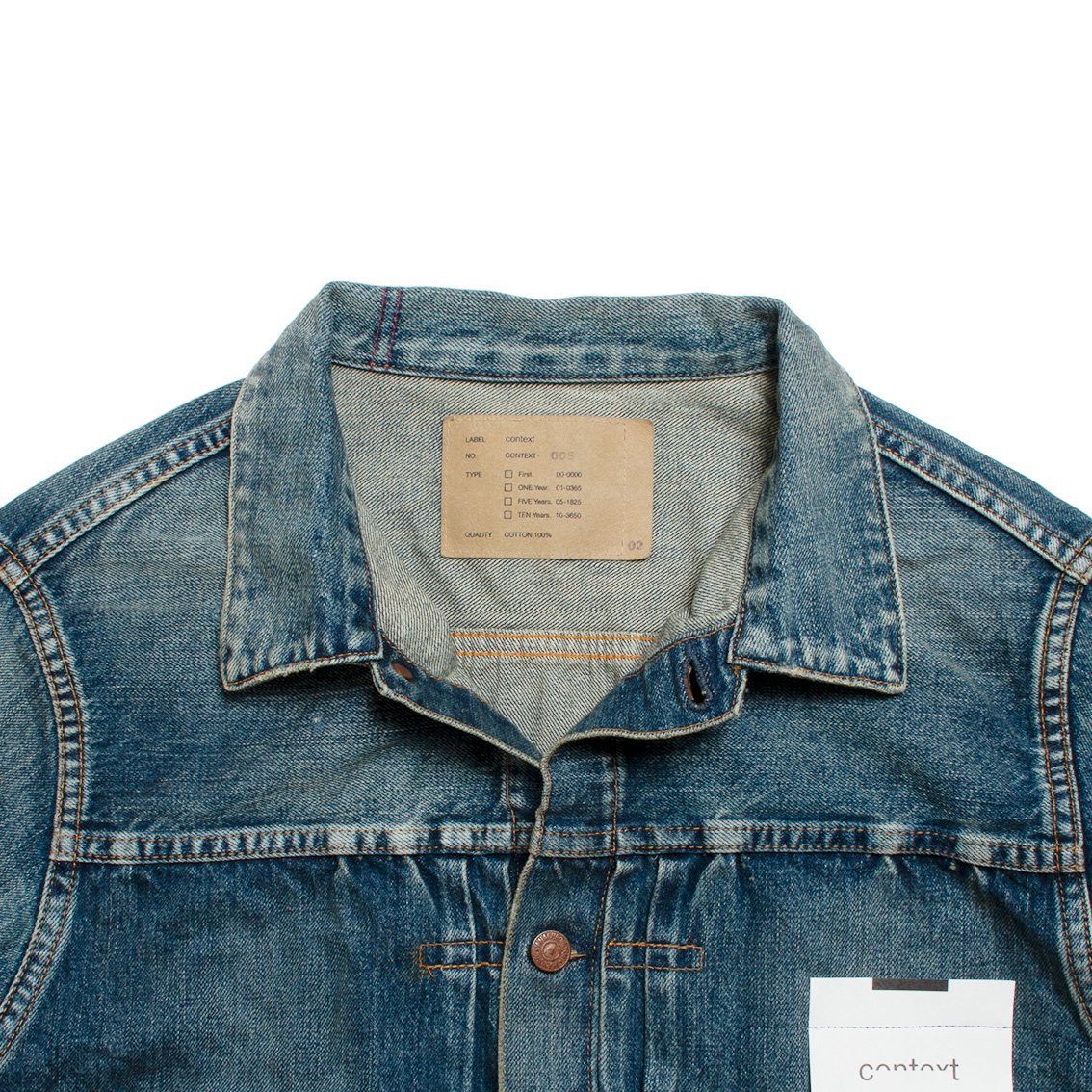 ANACHRONORM / アナクロノーム]FRONT TUCK DENIM JACKET デニムジャケット CONTEXT-005 (REMAKE)  - HARTLEY