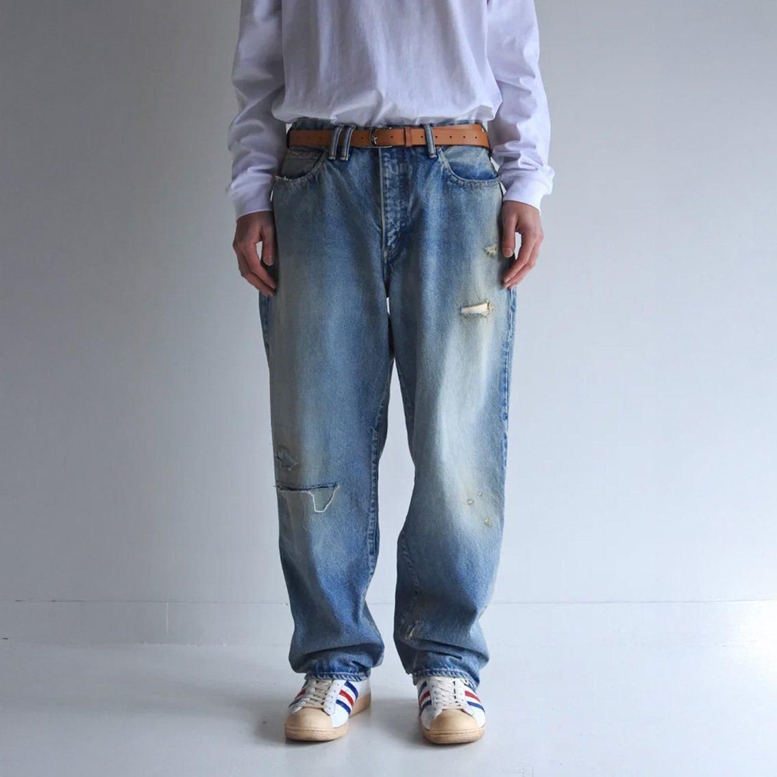 ANACHRONORM / アナクロノーム]80's WIDE 5P PANTS デニムパンツ
