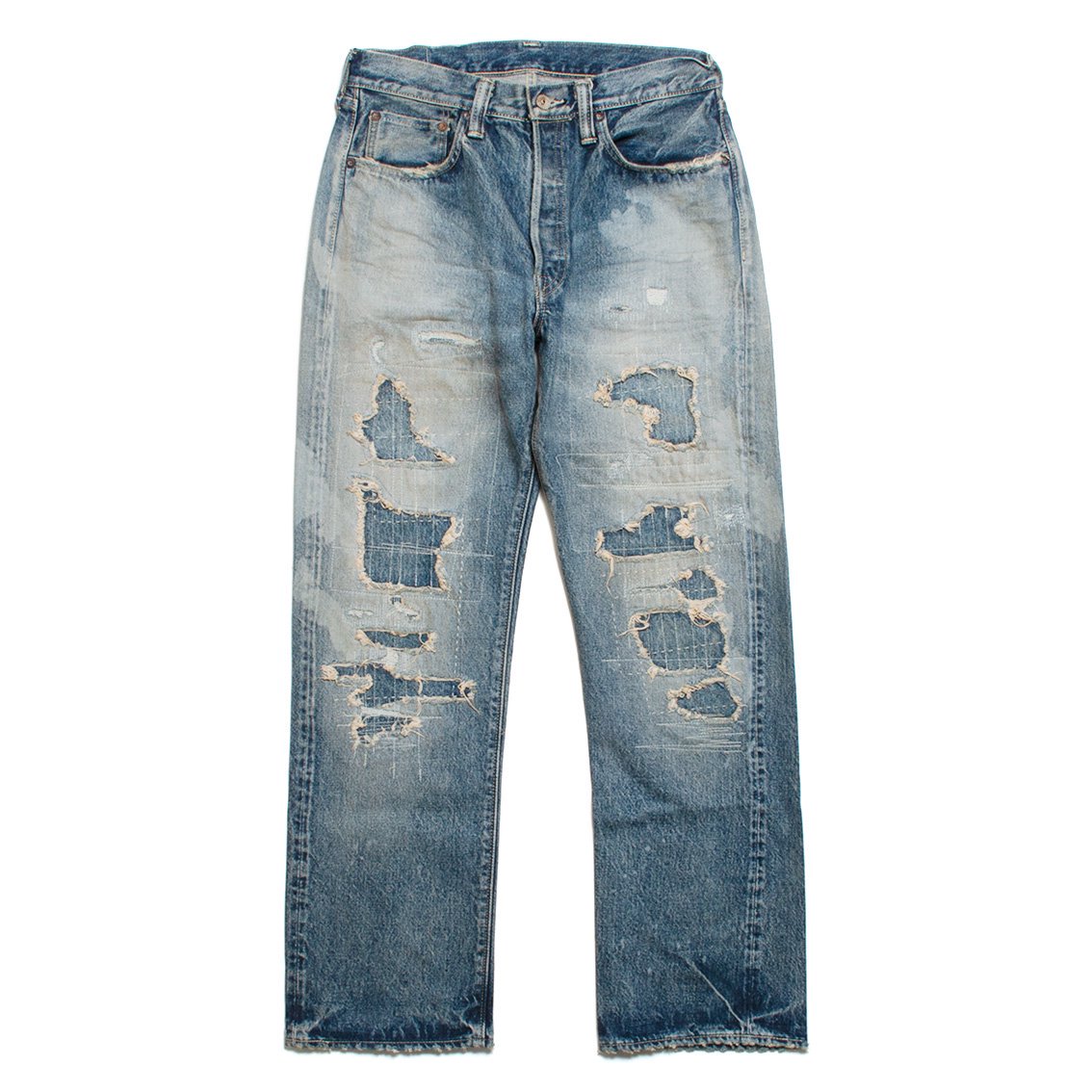 SUGAR CANE / シュガーケーン]14.25oz. DENIM 1947 REMAKE AGED MODEL (REGULAR  STRAIGHT) デニムパンツ SC41947SR - HARTLEY