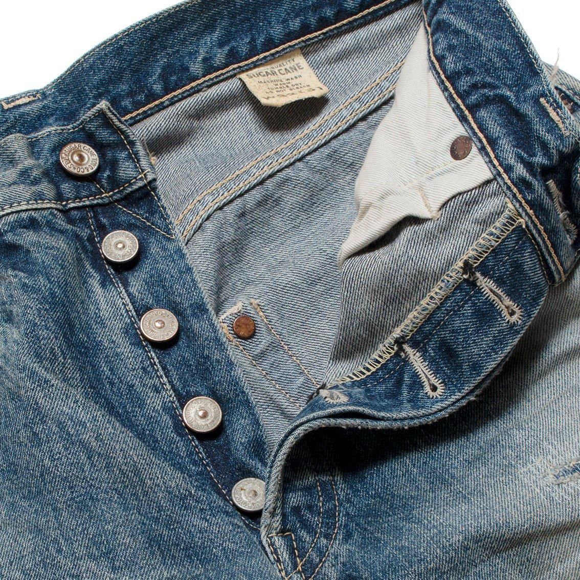 SUGAR CANE / シュガーケーン]14.25oz. DENIM 1947 REMAKE AGED