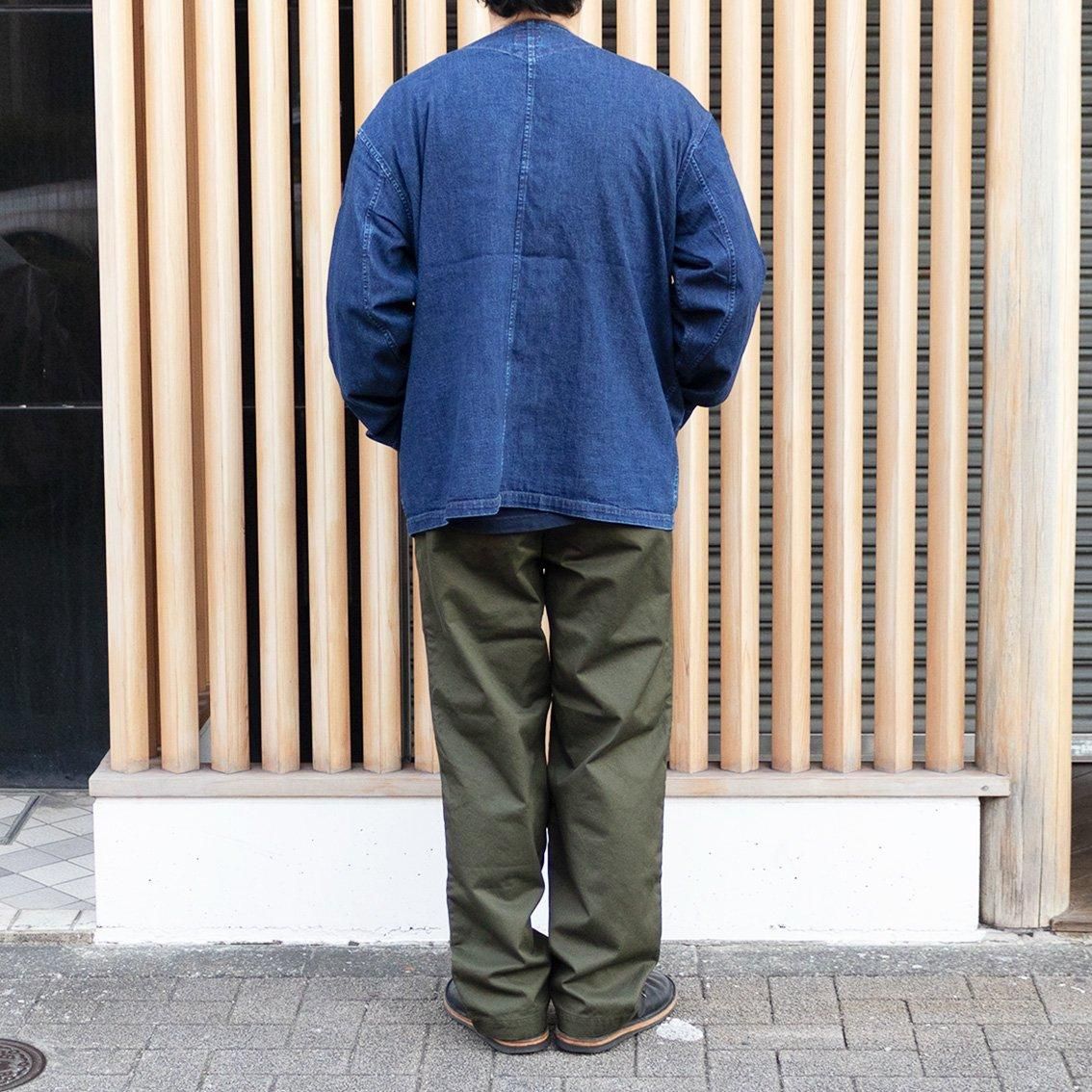 ジャケット・アウター POST O'ALLS Chinois DV Indigo Sheeting POST O'ALLS / POST Chinois DV *Indigo Sheeting