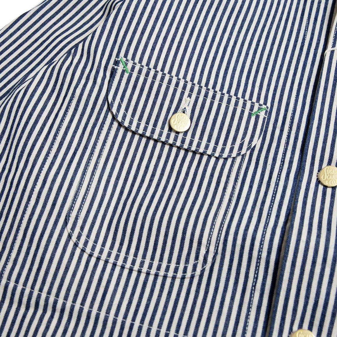 SUGAR CANE / シュガーケーン] 11oz. HICKORY STRIPE WORK COAT