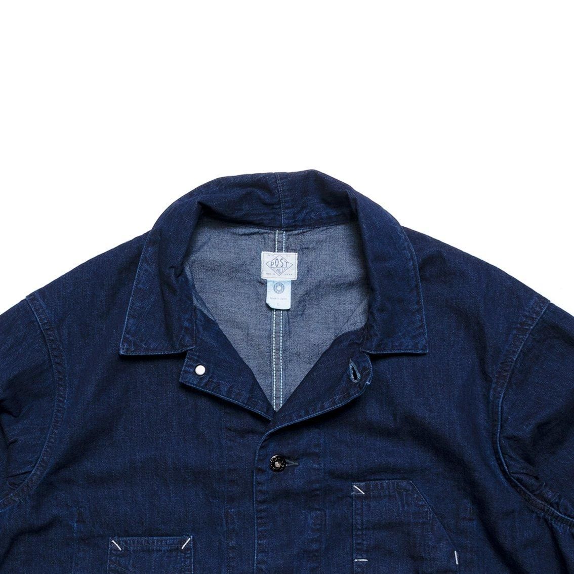 POST OVERALLS　DeLuxe Railroader goatskin Post Overalls De Luxe Railroader 2 8 oz. Denim - Made in