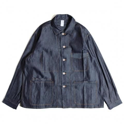 [benine 9 / ӥʥ]<br>6oz Silk Denim Work Jacket 6 륯 ǥ˥ 㥱å BN0125-107