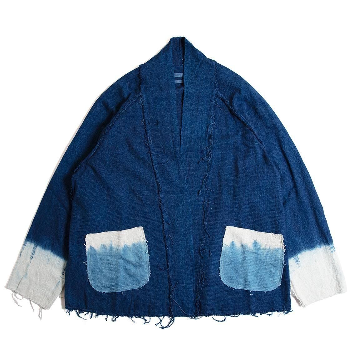 逆輸入 SEUVAS / ソウバス]KYOTO INDIGO WATAGUMO CARDIGAN 京都藍染め 衣類乾燥機