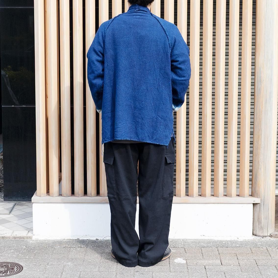 SEUVAS / ソウバス]KYOTO INDIGO WATAGUMO CARDIGAN 京都藍染め