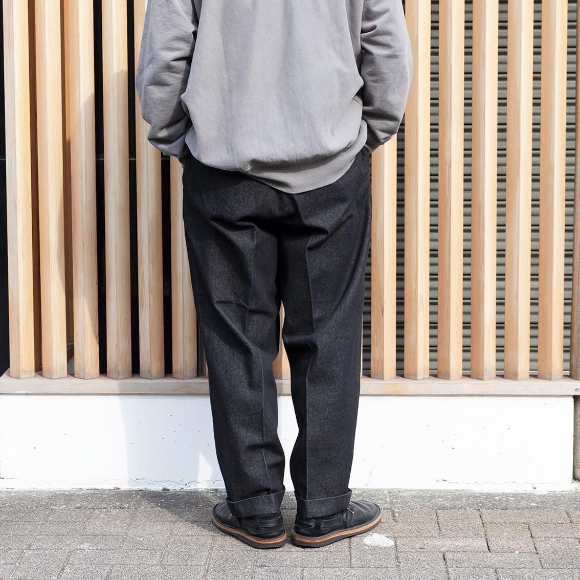 WOODBLOCK / ウッドブロック]2TUCK DENIM TROUSER デニムトラウザー